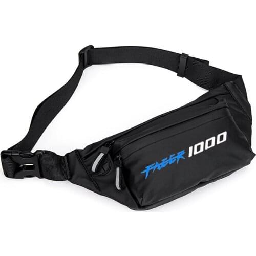 For Yamaha FZ1 FAZER YZ1 Fazer LOGO Men Waist Pack Belt Hip Bum Slant back bag Chest Bag Male Motorcycle Riding Antitheft Purse