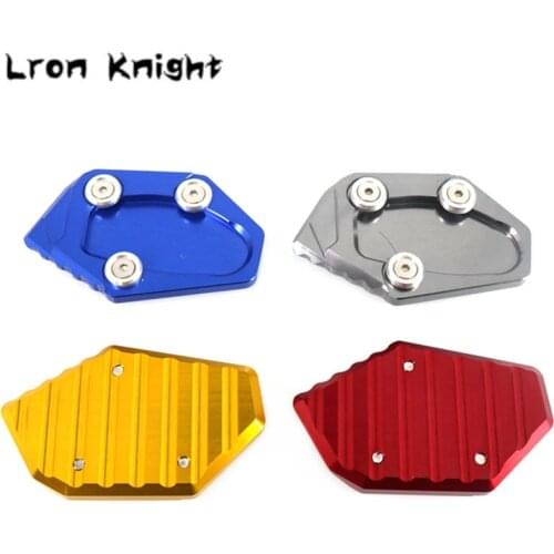 For YAMAHA YZF-R3 YZF-R25 YZF R3 R25 MT-03 MT-25 MT03 Motorcycle Kickstand Foot Side Stand Extension Pad Support Plate Enlarge