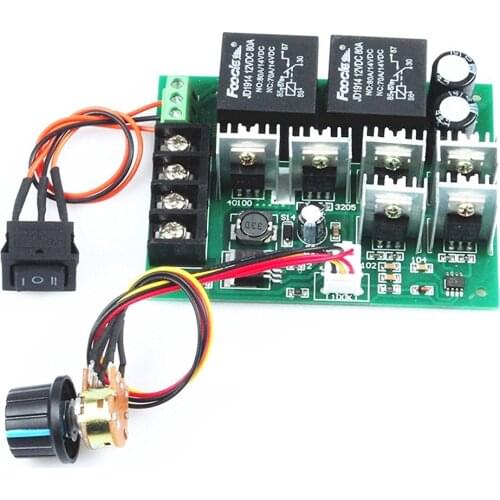 Speed controller PWM electronic governor 40A DC 10V-50V 12V / 24V / 36V / 48V Brushed DC motor controller Maximum Power