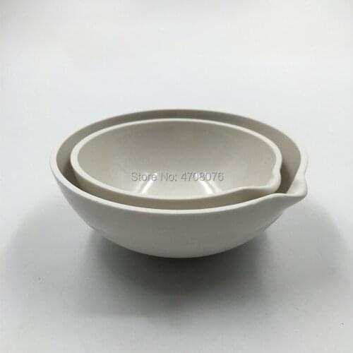 200ml 1pc/pack Porcelain evaporating dish with spout round bottom Pan evaporation Lab for scientific experiments dia