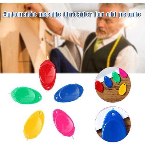 Needle Threader 10Pcs Iron Wire Simple Threader Old Man DIY Handwork Sewing Tools for Knitting Quilting DIY Art SUB Sale