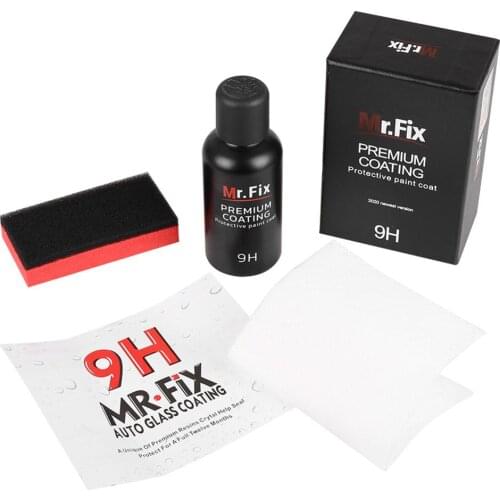 Dropshipping 30ml & 50ml Upgraded Ceramic Coat 9H Car Polish Liquid Crystal Set High Density Car Super Hydrophobic Glass Coating