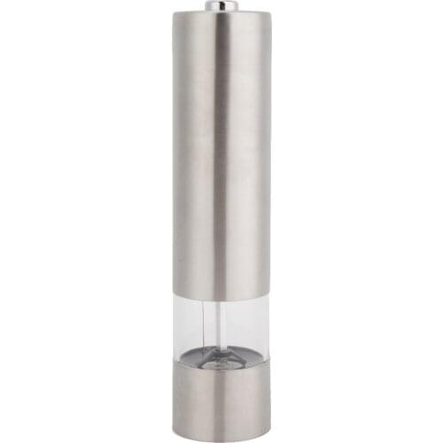 1PC Kitchen Manual Salt Pepper Mill Thumb Push Stainless Steel Spice Grain Portable Household Seasoning Pepper Grinder