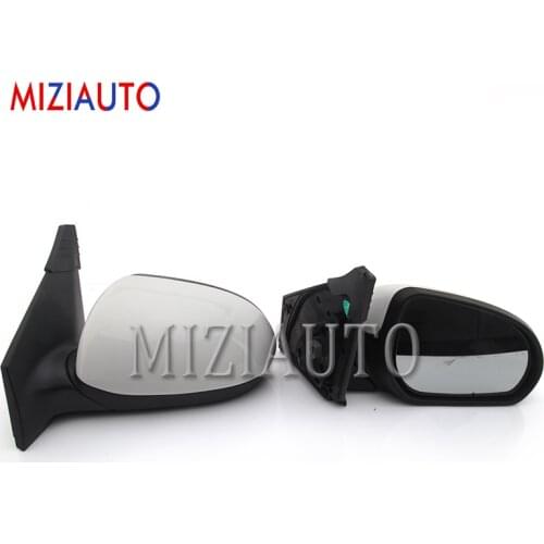 MIZIAUTO 3wire Outside Rearview Mirror assembly For KIA K2 2011 2012 2013 2014 2015 2016 rear view mirror light