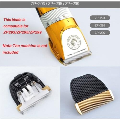 Original Pet Dog Ceramic Hair Grooming Trimmer Blade Clipper Head Compatible For ZP-293 ZP-294 ZP-295 ZP-297 ZP-299,1Pcs/Pack