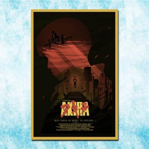 Japanese Anime Movie Akira Poster Art Silk Canvas Retro Print For Home Room Decor-020