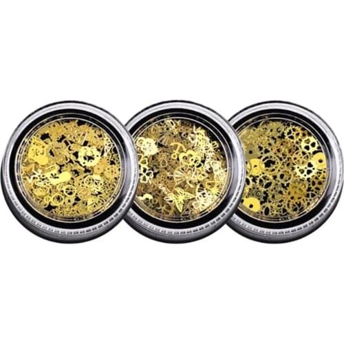 Christmas&Halloween Nail Art Charms Varied Glitter Transfer Nail Art Sticker