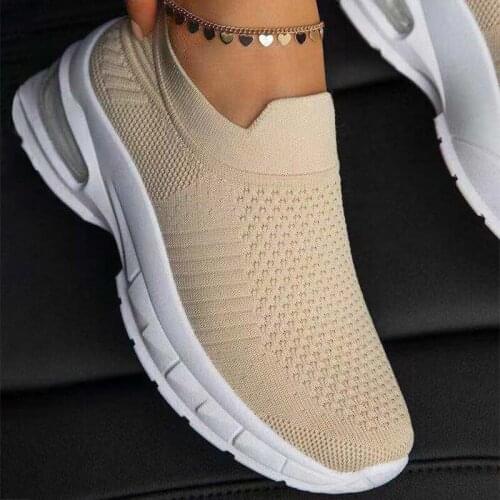 Woman Sneakers 2021 Swing Shoes Vulcanized Female Walking Mesh Flat Anti-Slip Breathable Women Sneakers Zapatos Plataforma Mujer