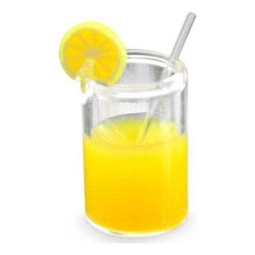 ZOCDOU 1 Piece Mini Lemonade Cup Jewelry Small Statue Little Figurine Crafts Figure Ornament Miniatures