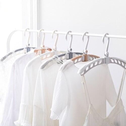 1 Pc Household Clothing Rack Hangers Storage Organizer Organization Bathroom Accessories Home Supplies Non-Slip Travel Hanger