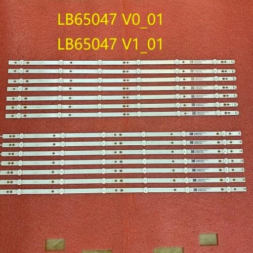 14pcs/set LED Backlight strip For 65PUS6523 65PUS6162 65PUS6262 65PUS6412 65PUS6703 65PUS6753 65PUS7303 65PUS6503 65PUS6723/12