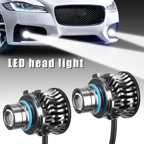 H11 H8 9005 Fog Bulbs Super Bright Spotlight Headlamp Cars Motorcycle Led Laser Headlight 2pcs Cars High Beam Dipped Beam