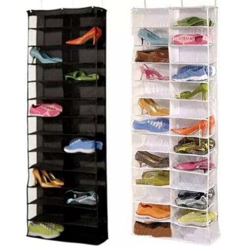 26 non-woven door behind the shoe storage bag hook storage shoe bag bathroom debris rack wardrobe underwear storage bag