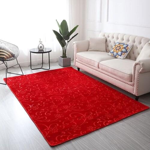 European style 3D Flowers pattern carpets for living room bedroom area rug sofa coffee table floor mats custom home decor carpet