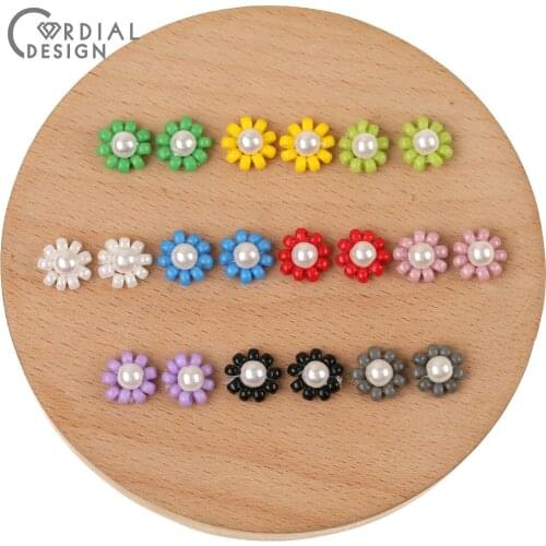 Cordial Design 100Pcs 10*10MM Jewelry Accessories/Hand Made/Seed Bead/Imitation Pearl/DIY Decoration/Jewelry Findings Components