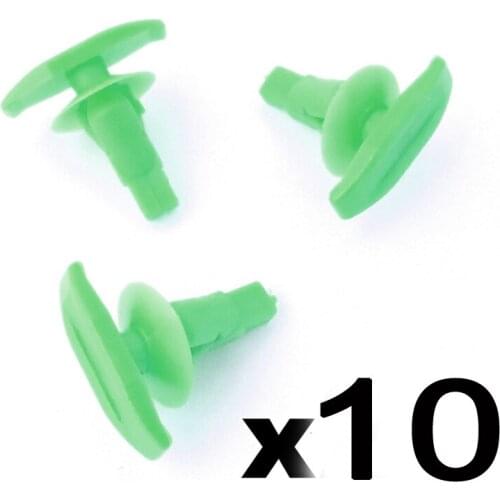 For Honda Plastic Sealing Gasket and Rubber Door Clips, pinch Green OE 72311 -003 -S5S