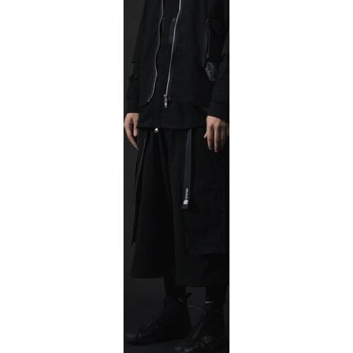 Pupil travel samurai pants ankle length double layered hidden molle techwear ninjawear streetwear