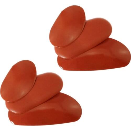 6 Pieces Pottery Clay Ribs Soft Silica Gel Pottery Rib Ceramic Potter Rib for Pottery Clay Artists Modeling, 3 Sizes