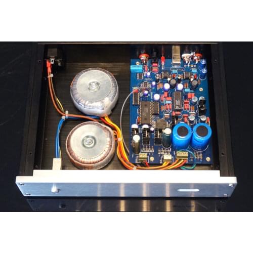 Finished TDA1547 Amplifier Decoder TDA1541 Upgrade DIR9001 + SM5813 + SAA7350 +TDA1547 Decoder