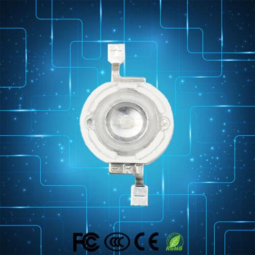 Red Blue Green 1W Watt 100pcs a Lot High Power Light Diodes LED Bulb Chip Diode Lamps Spot Light Actual Power LED Lamp beads RGB