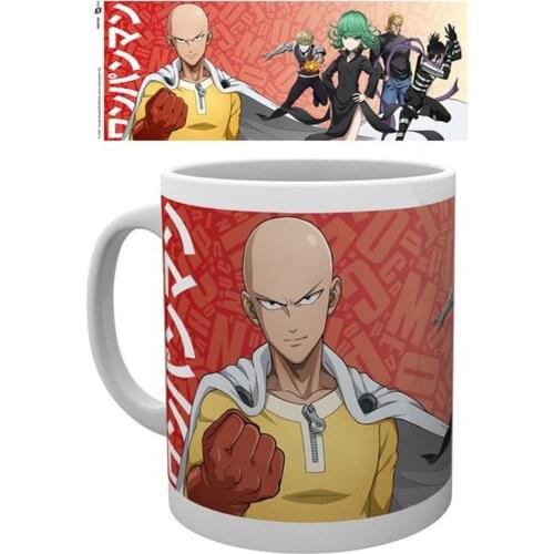 One Punch Man Coffee Mug11oz Creative Milk Tea Cup/spoon/lid Safe Packaging Dropshipping Friends Birthday Surprise Gift Mug