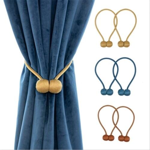Pearl Curtain Small Magnetic Ball Tie Rope Accessory Rods Accessories Backs Holdbacks Buckle Clips Hook Holder Home Decor Home