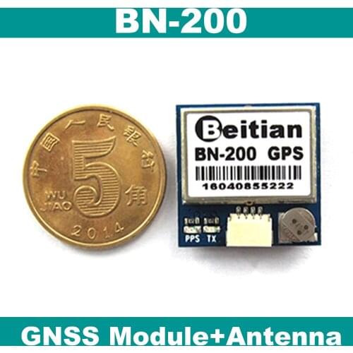 Small size chipset GPS module antenna GPS GLONASS Dual GNSS module with 4M FLASH,20mm*20mm*6mm,BN-200