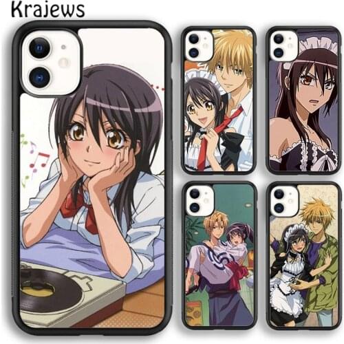 Krajews Anime Maid sama kaichou wa Soft Phone Case Cover For iPhone 5 SE 6s 7 8 plus X XR XS 11 12 pro max Samsung Galaxy S9 S10