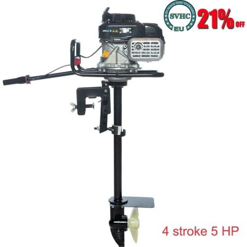 Outboard Motor Propeller Four-stroke 5.0 Horsepower Fishing Boat Motor Assault Boat Kayak Outboard Propeller Speed 3600R/MIN