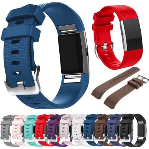 Strap for Fitbit Charge 2 Wristband sport Siliconewrist Soft Watchband Replacement Smartwatch Band For Fitbit Charge 2 bracelet