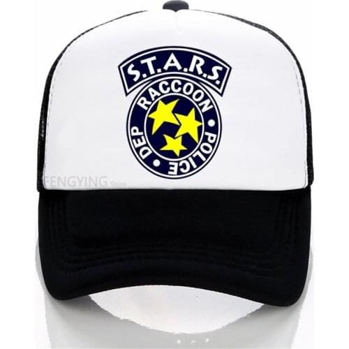 S.T.A.R.S Mesh Baseball Cap Fashion Summer Snapback Camouflage Hat Cap For Men & Women Leisure Cap