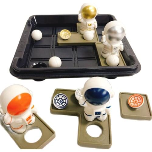 Toyfond Astronaut Spaceman Board Game Child Hide and Seek Kids Logical Thinking Training Toy 60 Challenges with Solution Gift