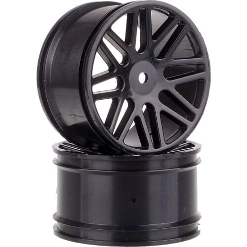 06024 RC 1/10 Off Road Buggy Rear 2PCS Wheel Rim Fit HSP HPI Redcat Spare Parts