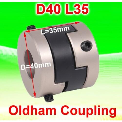 1PC Set Screw Oldham Coupling Cross Slide Encoder D40 L35 Shaft Coupler 8 10 12 12.7 15 16 17 18MM
