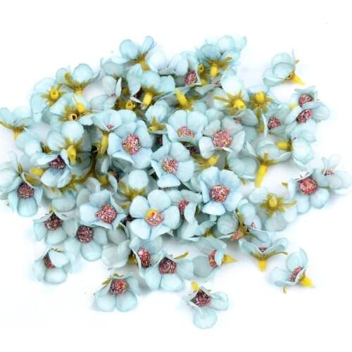 200pcs Multicolor Mini Silk Artificial Daisy Flower Head For Wedding Garland Decoration Handmade DIY Scrapbooking Wreath Craft