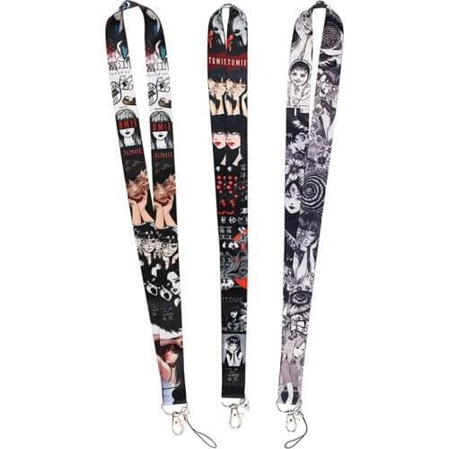 24pcs/lot MD1042 DMLSKY Horror Movie Neck Strap Lanyards for keys ID Card Pass Gym Mobile Phone USB badge holder DIY Hang Rope