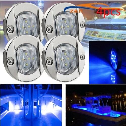 4pcs/lot DC 12V marine tail light LED tail light round LED tail light yacht accessories, RV accessories
