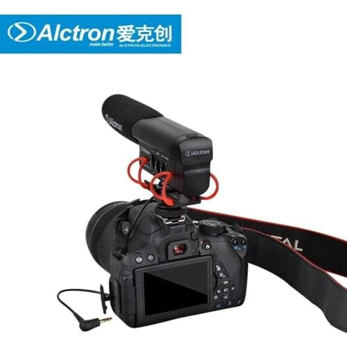 Alctron VM-5 shooting camera microphone used in interview