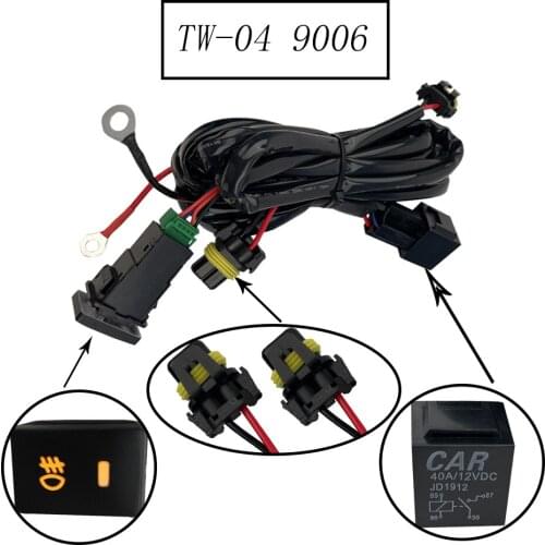 Car 9006 Lamp Relay Line Group Switch for Toyota Corolla Vios Yaris Corolla Nissan Teana Tiida Fit Qashqai Two out One