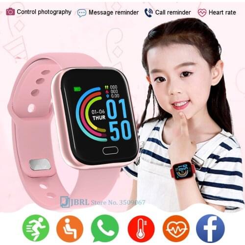 FH9 Children Smartwatch Girls Boys Heart Rate Blood Pressure Smart Watch Fitness Tracker Sleep Sport Smart-watch For IOS Android