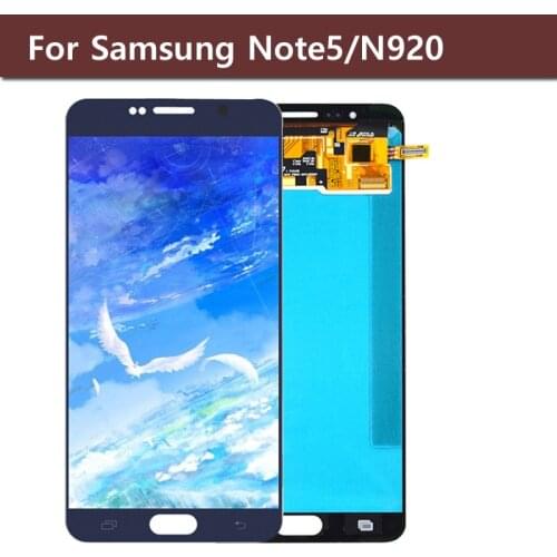 5.7" Amoled Touch Screen Digitizer Assembly For Samsung Galaxy Note 5 Note5 N9200 N920F N920A N920T N920C N920V N920W8 LCD+Tools