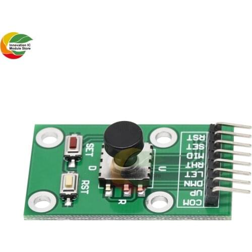 Ziqqucu Keyboard for Arduino Joystick Board Module Five Direction Navigation Button MCU AVR Game 5D Rocker Joystick Independent