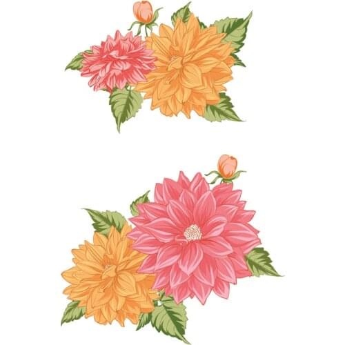 Dahlia Metal Cutting Dies Matching Clear Silicone Stamp Crafts Card Album Making Scrapbooking DIY Stencil Supplies 2020