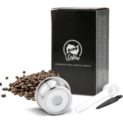 Refillable Coffee Capsules Reusable Pods Capsula 304 Stainless Steel Reutilizable Coffee Filter Kitchen Accessories Espresso