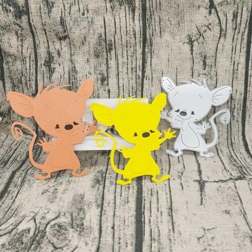 Cartoon Mouse Metal Cutting Mold Scrapbook Photo Album Photo Frame Decoration DIY Handmade Artwork