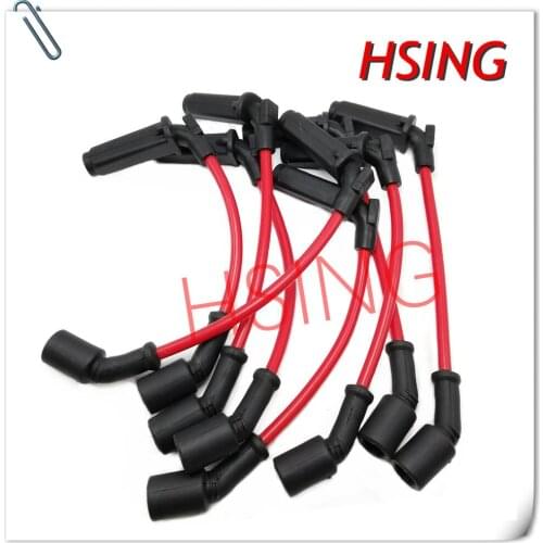 HSINGYE BRAND-NEW# 19297032 IGNITION CABLE SPARK PLUG WIRE SET Fits For Pontiac Chevrolet Buick Cadillac ***Part No# 9748RR