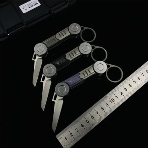 NOC MT-14 Folding knife M390 blade titanium handle camping Cutter pocket knives outdoor Survival knives EDC Tools