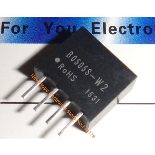 NEW B0505S-W2 B0505S SIP4 DC-DC Power Module 5V-5V 0.25W Isolated Power B0505S-W2