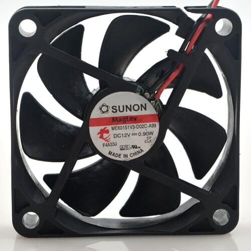 New Original ME60151V3-D02C-A99 6015 12V 0.9W 6CM Magnetic Suspension Cooling Fan