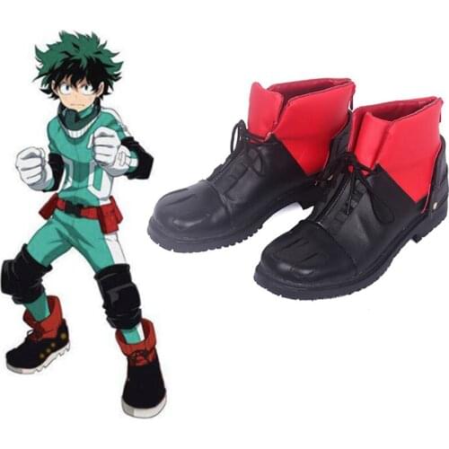 Anime My Hero Academia Cosplay Shoes Midoriya Izuku Cosplay Shoes Halloween Party Boku no Hero Academia Daily Leisure Shoes